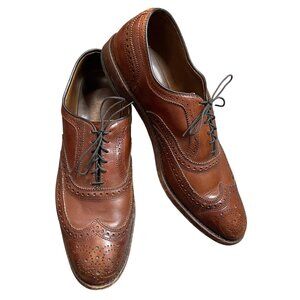 Allen Edmonds McAllister‎ Wingtip Oxford Dress Shoe Men's 12D Dark Chili Leather